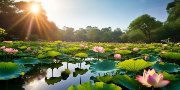 圆明园荷花盛景，究竟哪里最值得一游？