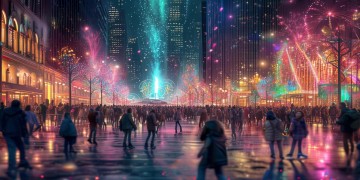 元旦夜里哪里好玩？