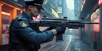 物业保安耍武器违法吗？