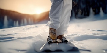 抱男友大腿滑雪究竟是什么意思？是甜蜜互动还是另有深意？