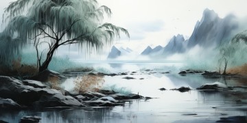 水墨风格能否通过AI绘画完美呈现？