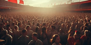 解放军广场表演红歌是什么？