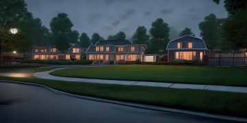 美国的小区是否都配备有物业管理服务?