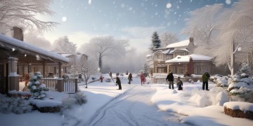 物业下雪时都在忙些什么？