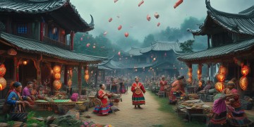 苗寨景点内究竟表演着哪些精彩纷呈的节目？