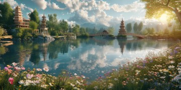 连花湖有哪些景点可以游玩？