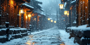 华阴市飘落的雪花是什么歌？