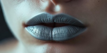 男友口红灰色正常吗？