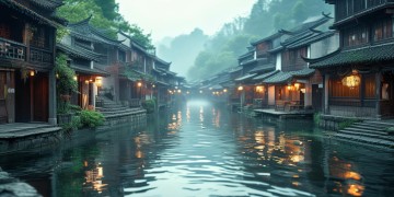 乐山有个什么水乡景点？