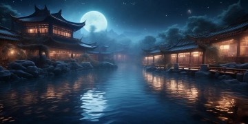 青田夜里哪里好玩？