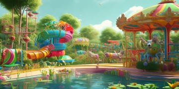 儿童公园有什么景点吗？