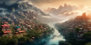 阆中到东莞途径哪些景点？