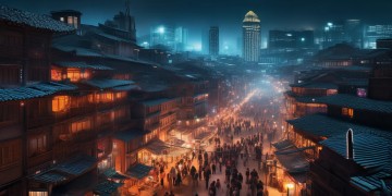平城夜景哪里好玩？
