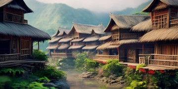 傣族地区有哪些既好看又具特色的风景区房子？
