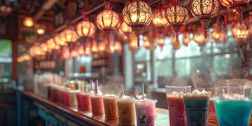 What Is the English Song in Milk Tea Shop Advertisements?