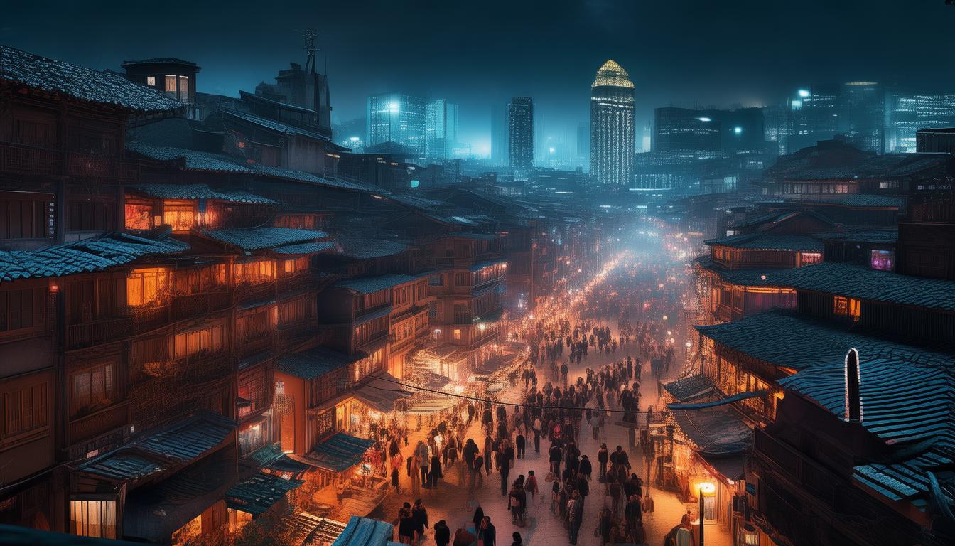 平城夜景哪里好玩？