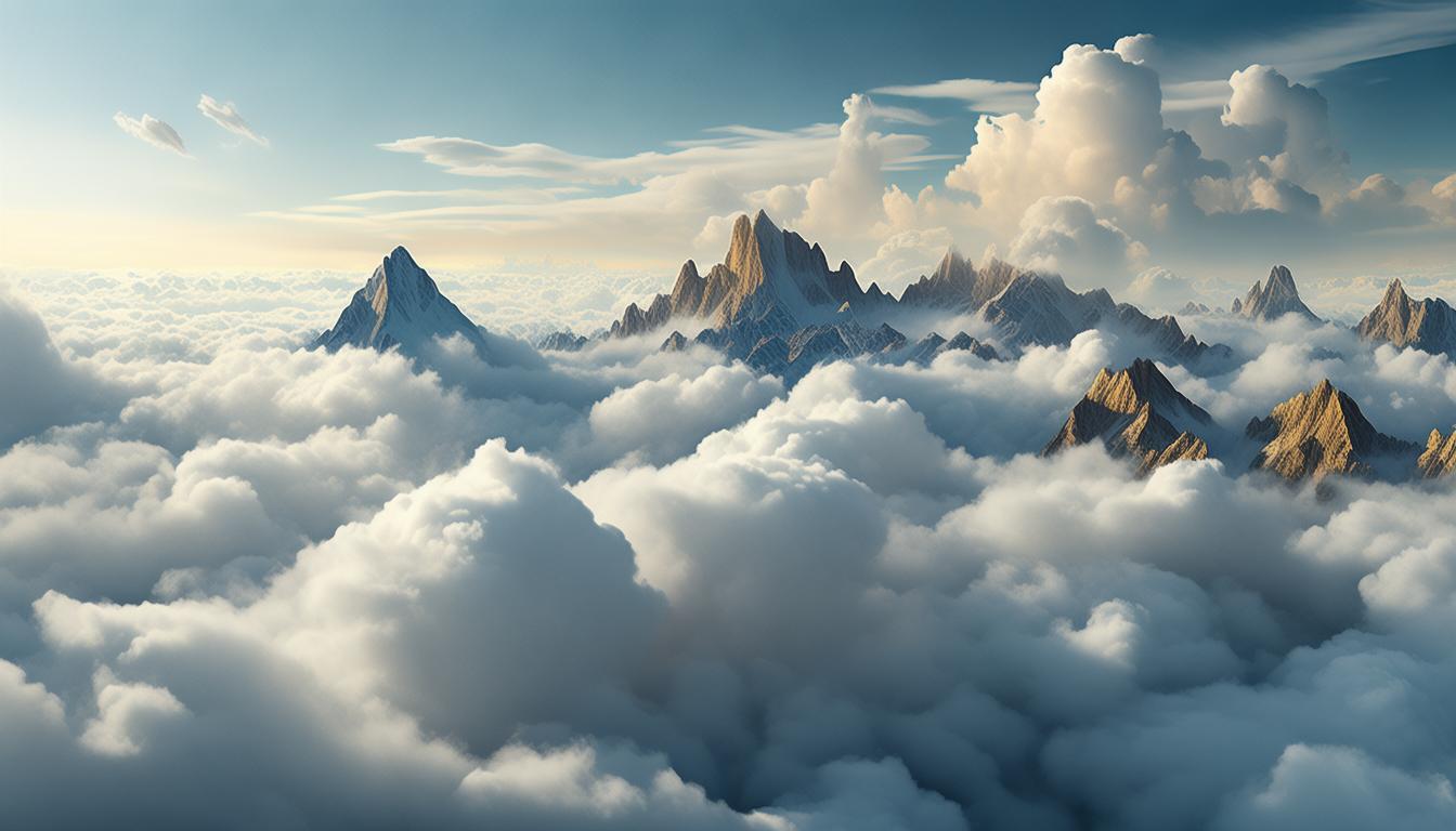 站在云上看山峰是什么歌？