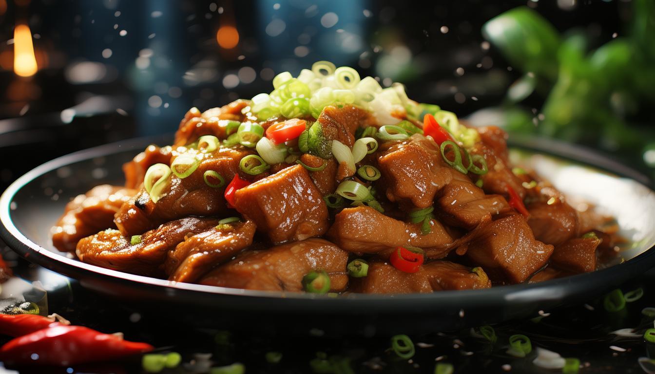 文心一言能绘画出鱼香肉丝吗？