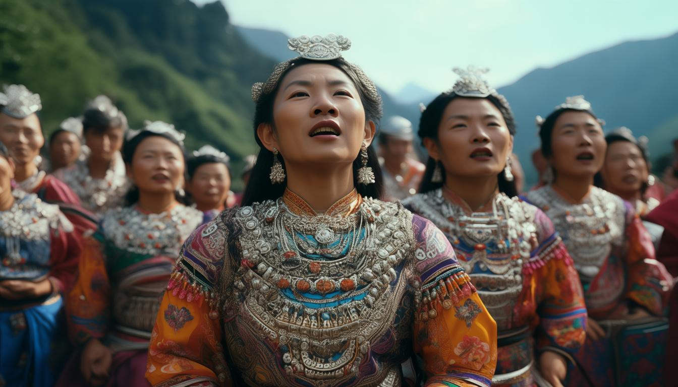 贵州苗族人唱苗歌时穿什么？