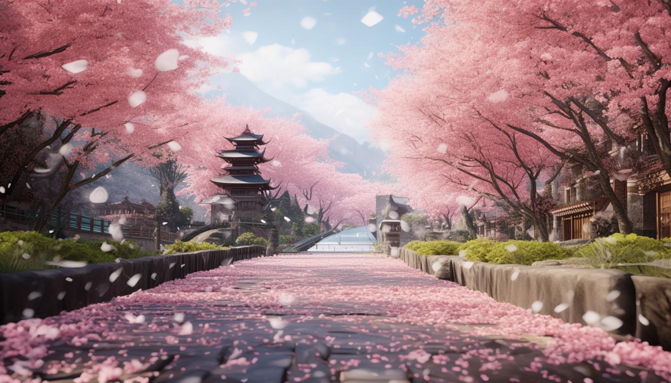 樱花大道与哪些景点相关？