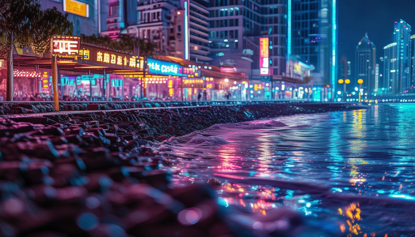 深圳大梅沙夜晚哪里好玩？