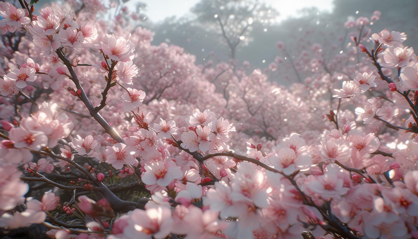 等我回来看桃花是什么歌？
