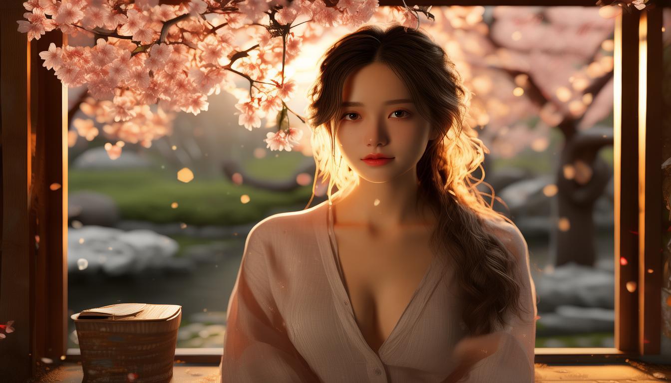 日本女友有酒窝吗？