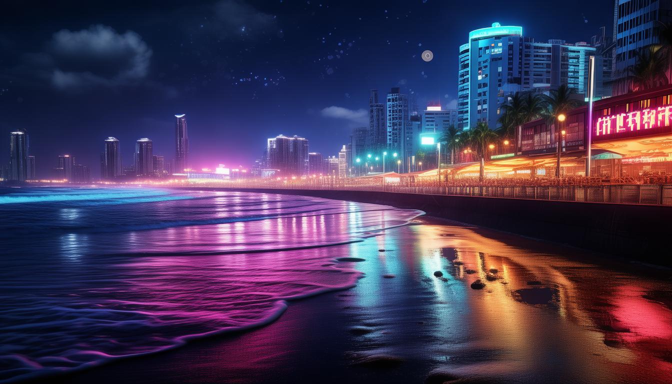 汕头夜晚海边哪里好玩？
