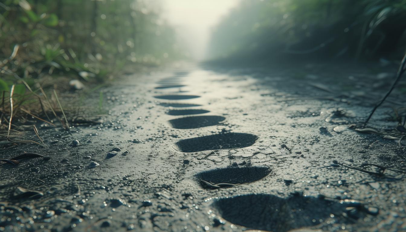 深深浅浅的的脚印是什么歌？