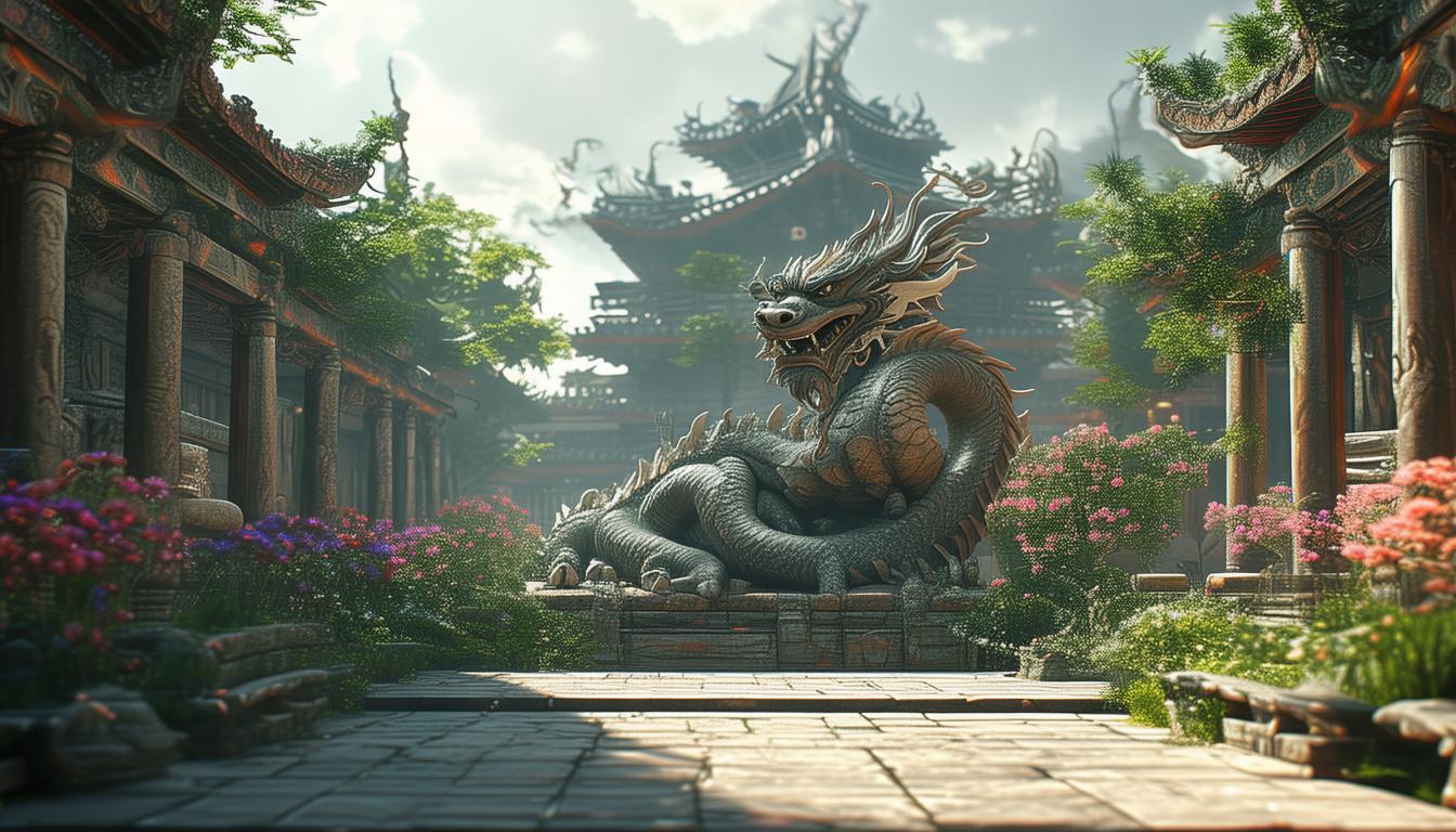 蟠龙广场上有什么景点？