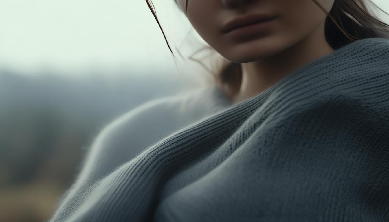 女友穿灰色毛衣好看吗？