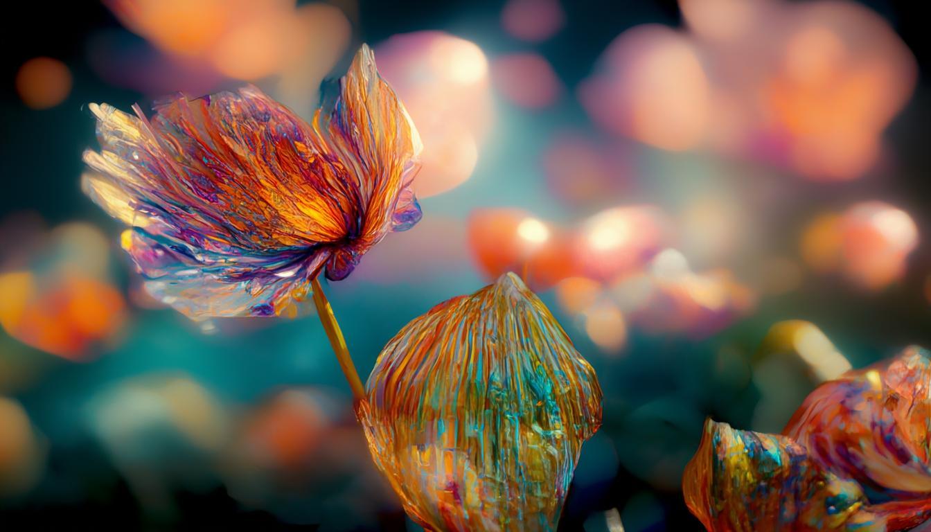 AI如何生成3D花瓣模型？