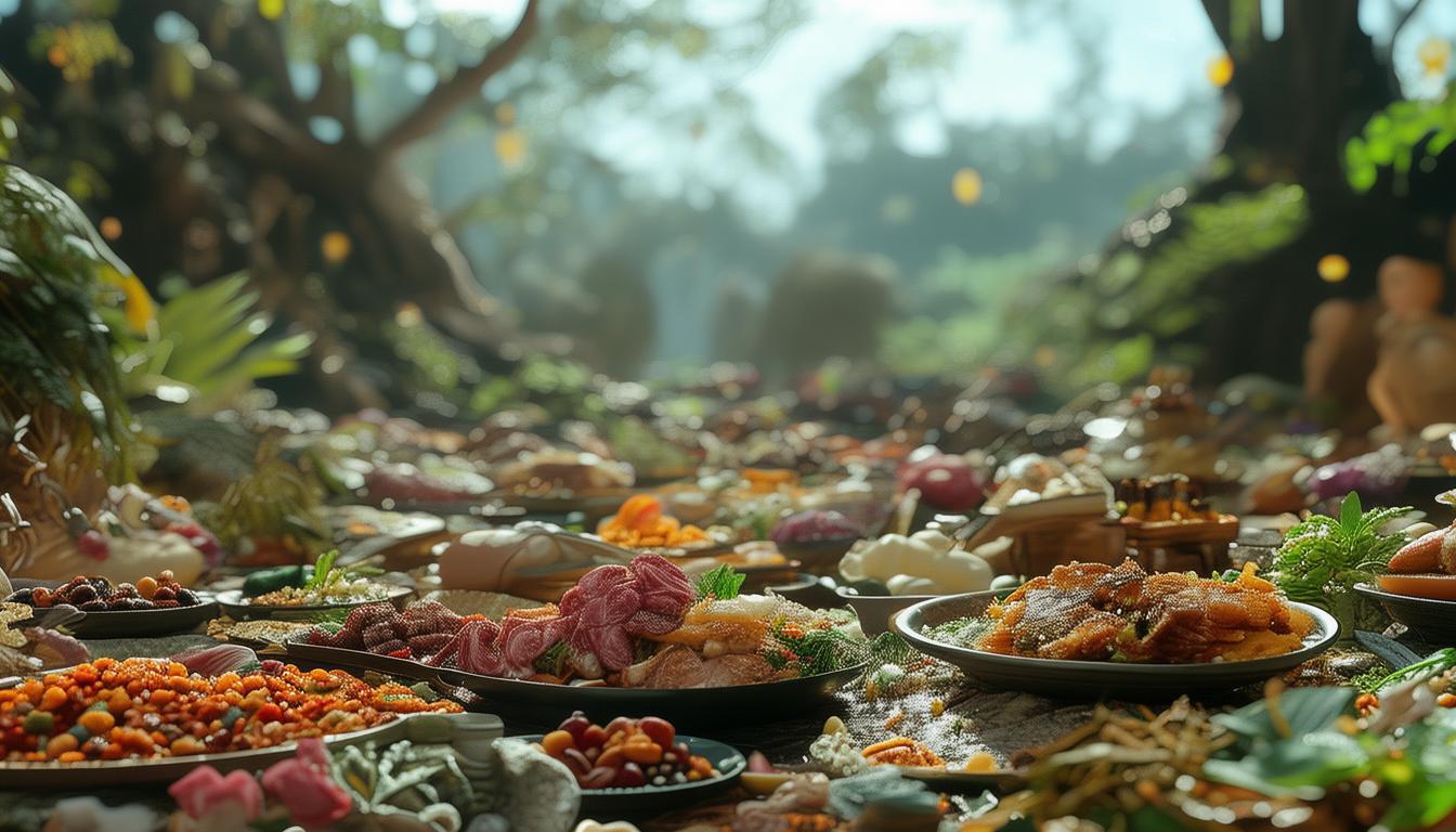 胡歌在猎场里究竟品尝了哪些美食？