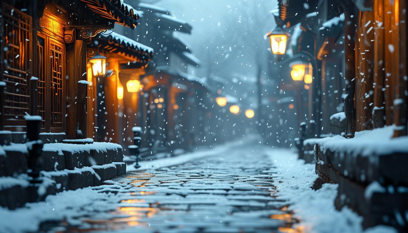 华阴市飘落的雪花是什么歌？