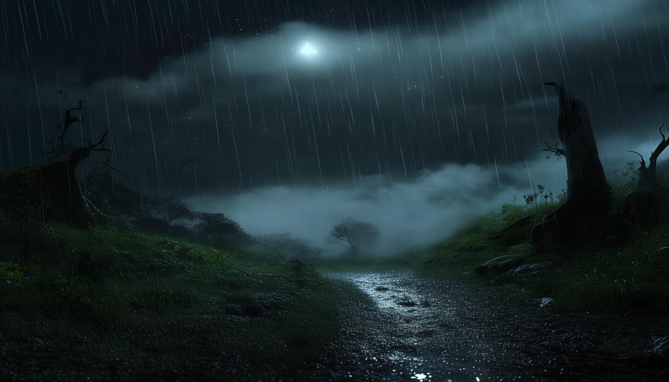 孤星赶月何处是归江湖夜雨的歌？