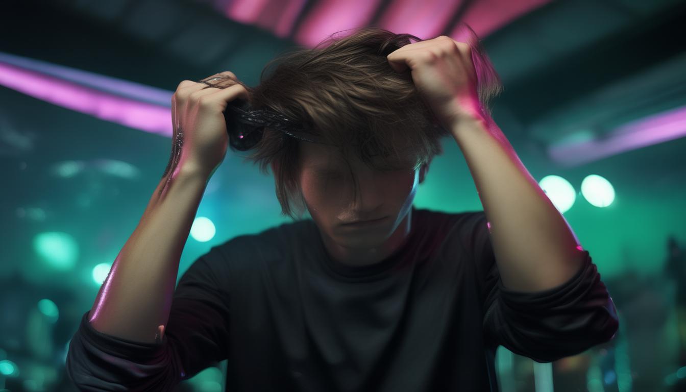 发圈男友能扎头发吗？