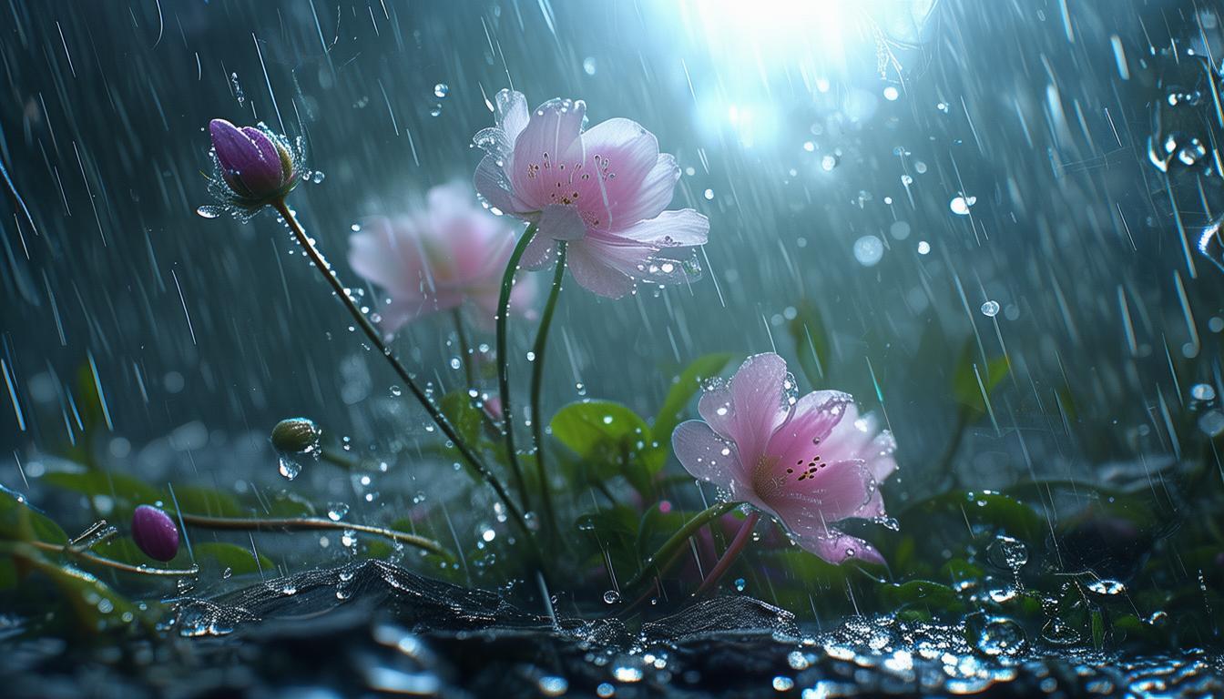 被雨水打湿的花儿是什么歌的旋律？