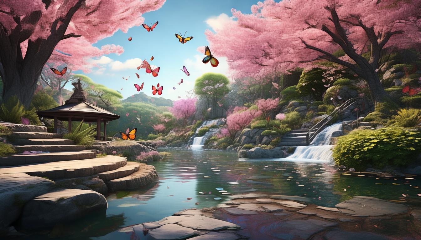 蝴蝶山公园有哪些景点？