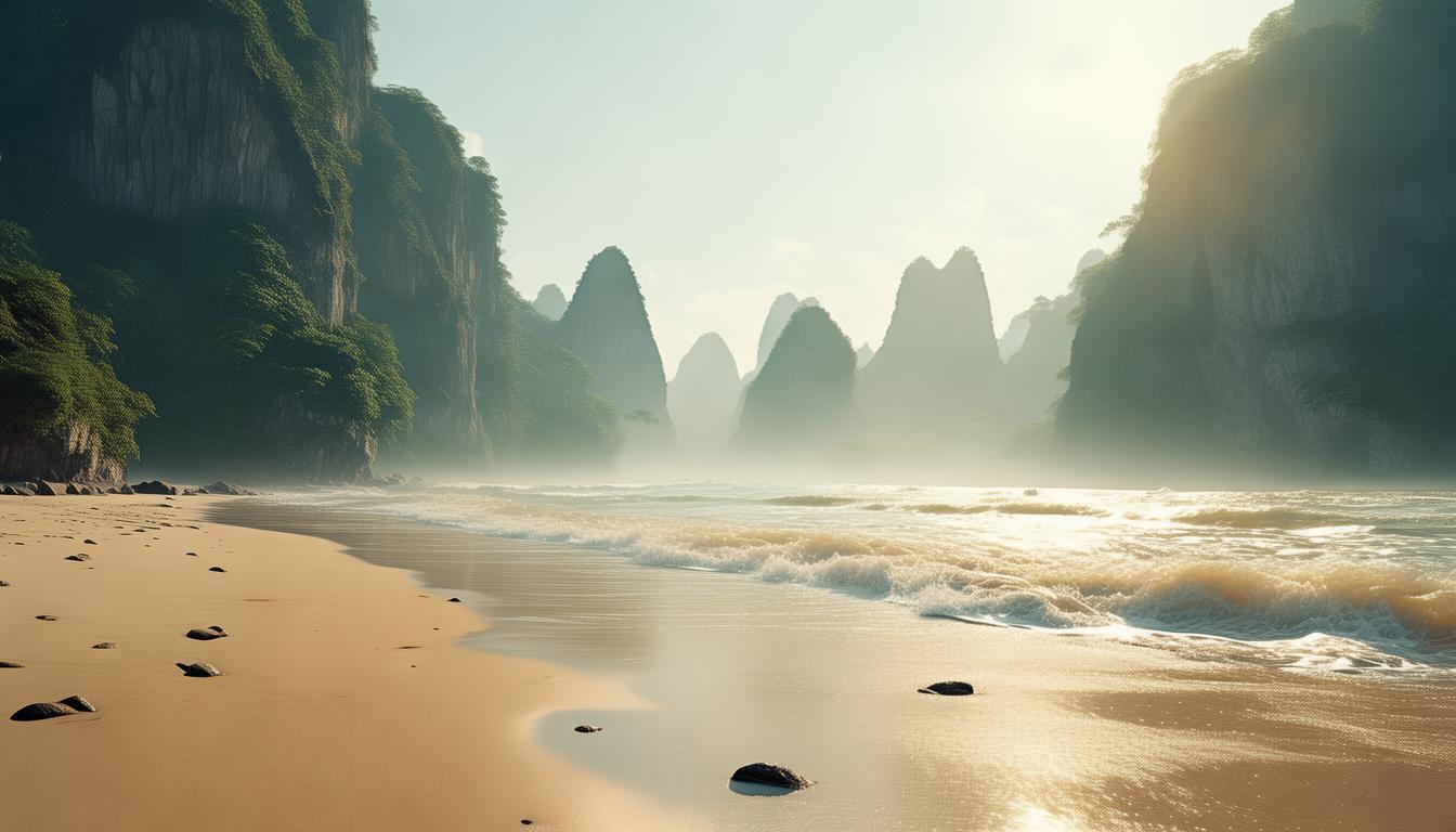 广西桂林有沙滩景点吗？