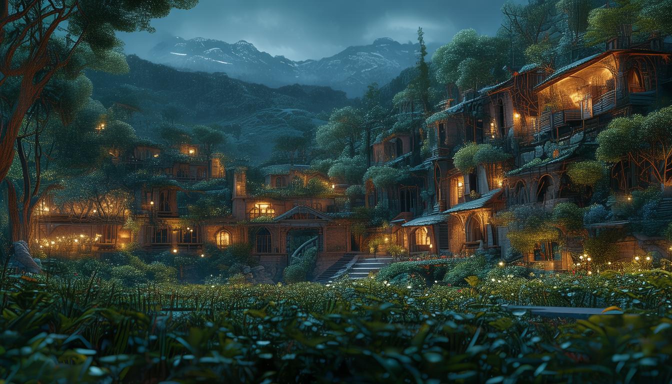 景区夜景用什么灯光好？