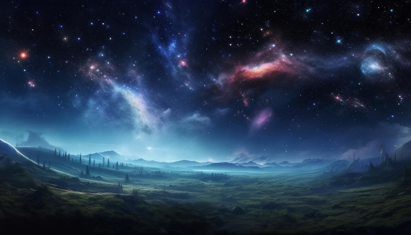 如何用AI绘制星夜模型？