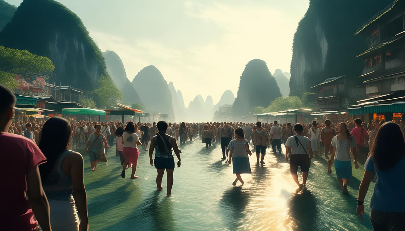 今天桂林景区人多吗？