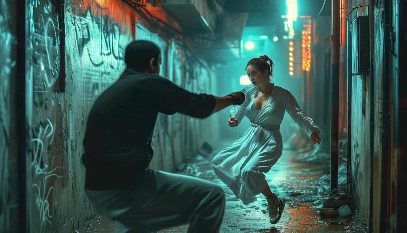 散打女友揍他男友犯法吗？