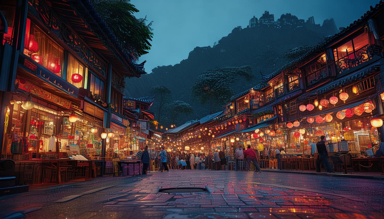庐山哪里夜市好玩？