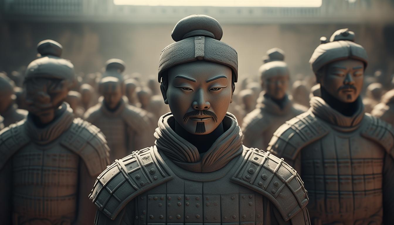 文心一言真的不会画兵马俑吗？