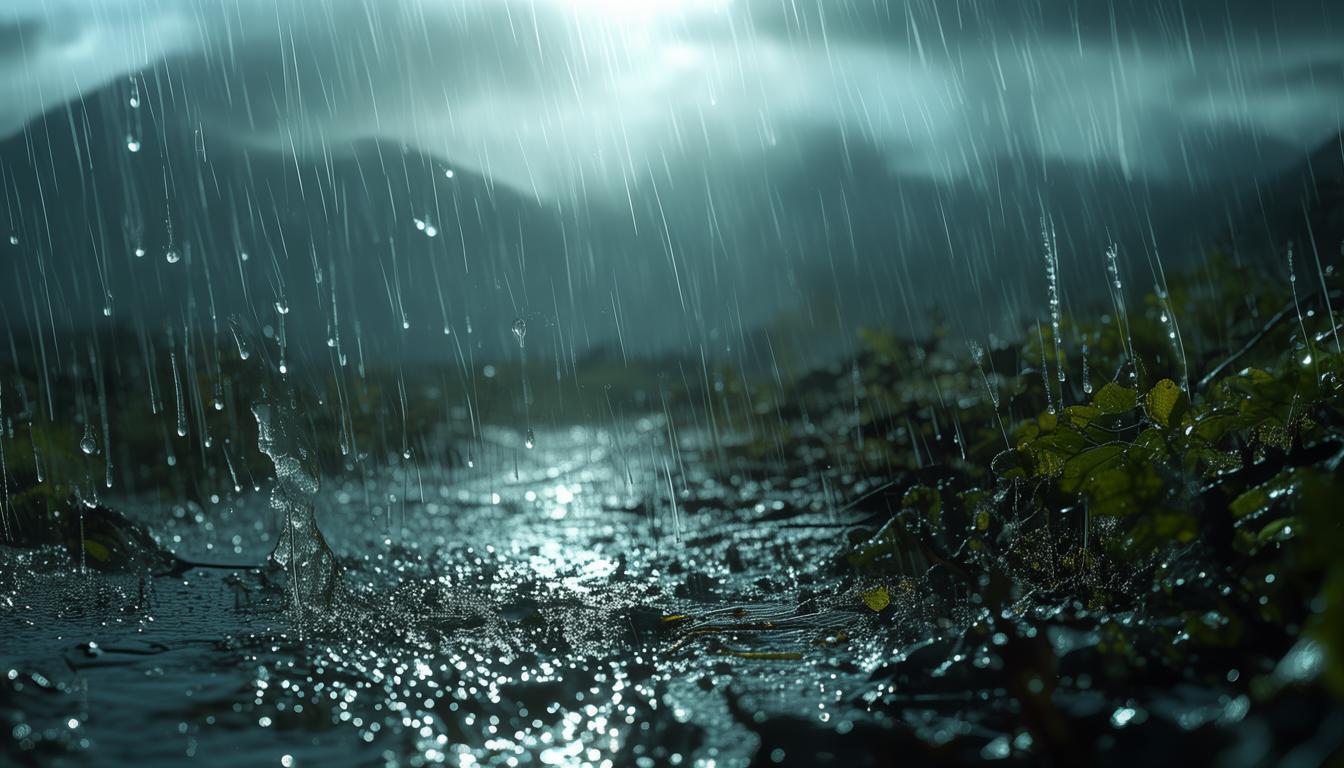 雨一直下却挡不住哪首歌的旋律？