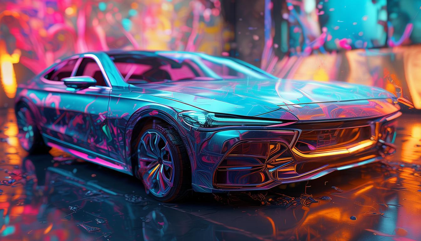 汽车模型怎么变成了AI绘画？