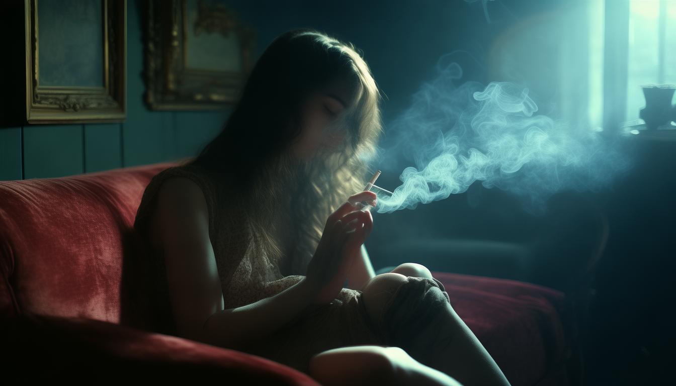 女友烦闷时抽烟，这正常吗？
