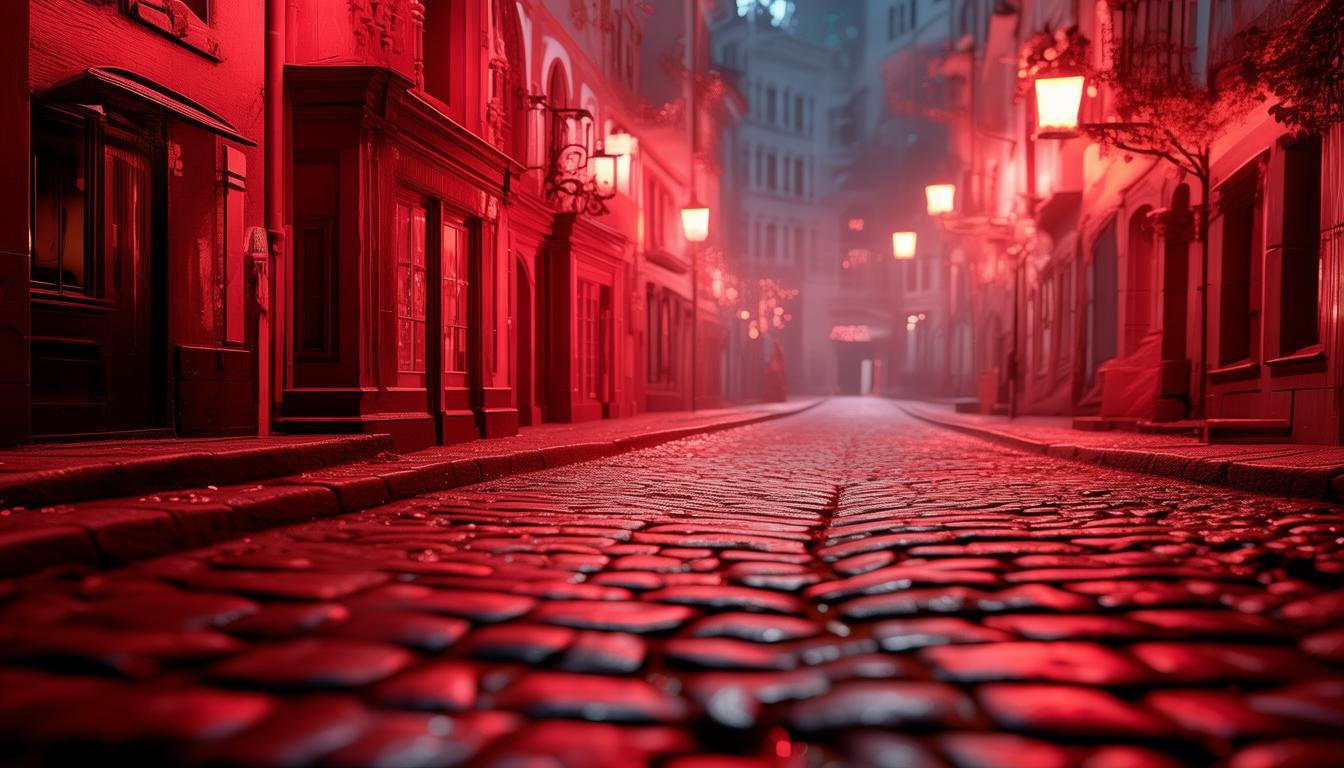 红色景点路灯究竟叫什么？