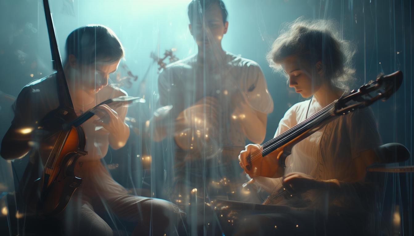 三人一起弹琴能奏出什么样的歌曲呢？